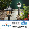 CiXi Landsign high quality monocrystal solar panel plastic material solar pir security lights outdoor